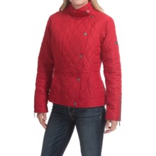 59%OFF 女性のドレスコート バーバーアクセルキルティングモトジャケット - （女性用）テーラードフィット Barbour Axel Quilted Moto Jacket - Tailored Fit (For Women)画像